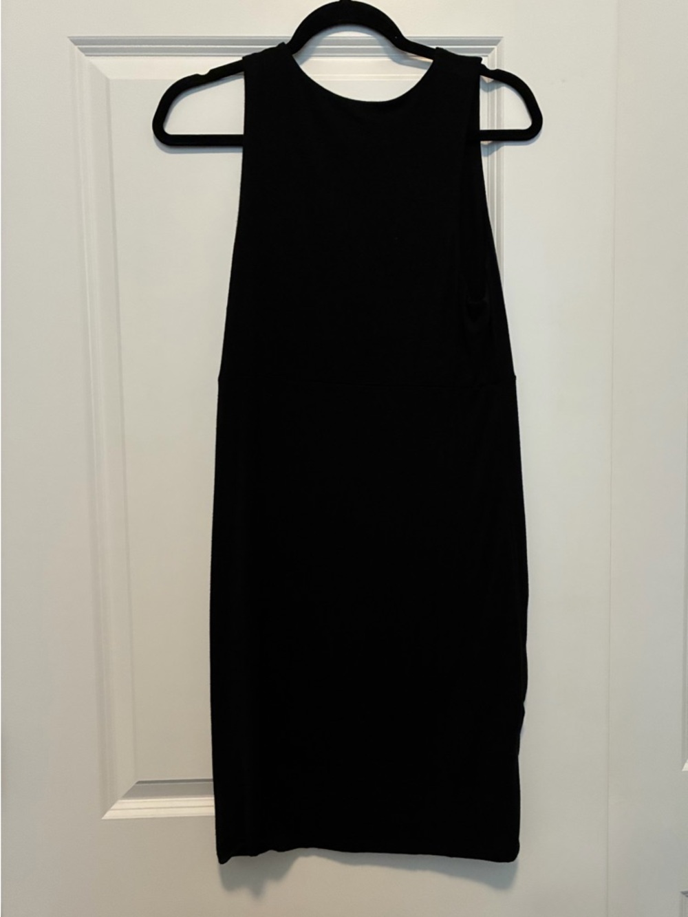 Athleta Black Sleeveless Midi Dress - Picture 2 of 6